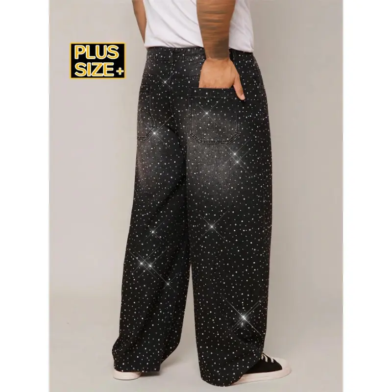 rhinestone pants - TikTok Shop