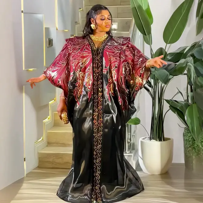 Royal Ember Luxury Kaftan – Elegant African Evening Wear for Weddings, Parties & Special Occasions