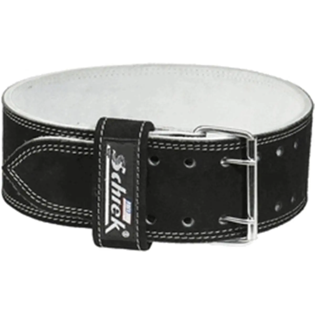212 MAIN Adjustable Power Lifting Belt - Schiek Sports Competition Belt with 10cm Genuine Suede, Double Prong Stainless Steel Buckle, Customizable Fit