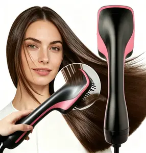 Multifunctional Hot Air Comb, 1 Box Automatic Hair Straightener, Negative Ion Hot Air Comb, Hair Styling Tool for Home & Salon Use, Daily Hair Styling Tools