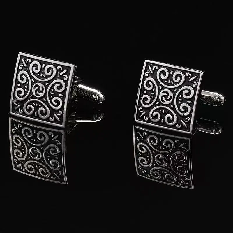 Classic French-Style Cufflinks for Men and Women, Versatile High-End Shirt Jewellery for Weddings, Formal Events
