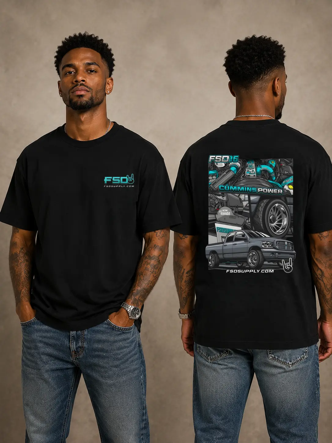 shirts for men graphic tees cotton - FSD Cummins Turbo Diesel Engine Graphic Tee, Black Cotton Crew Neck T-Shirt, Diesel Truck Enthusiast Casual Streetwear Shirt for Men