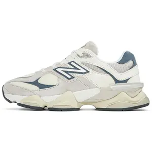 New Balance 9060 'Moonrock Linen' Men's Round Toe Laces Sneakers All Seasons Lightweight Breathable Eco-Friendly Casual Footwear