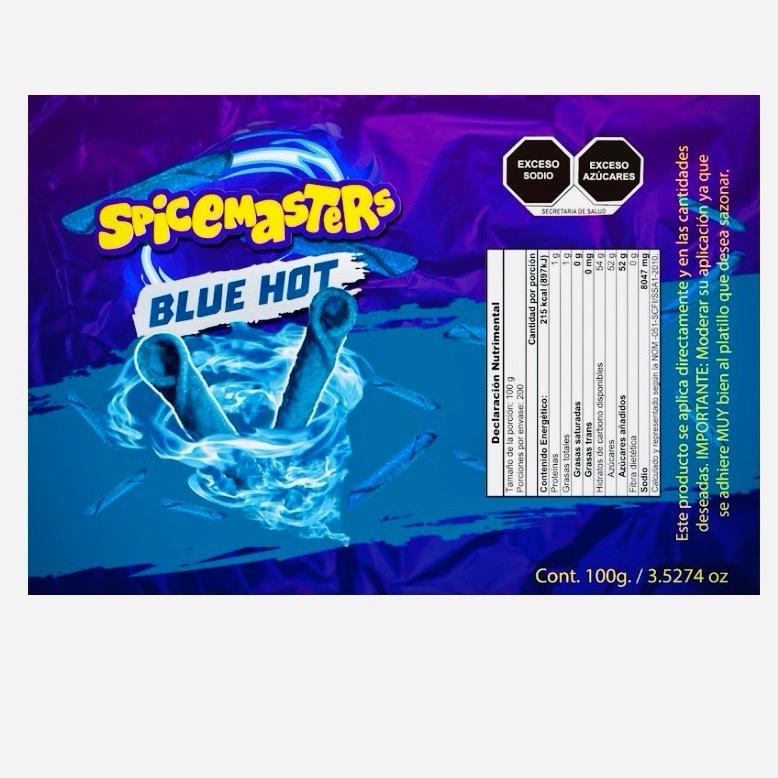 Fuego and Blue Hot Seasoning  Flavor Natural Freeze-Dried Spice Spicy Taco furia powder bundle Chili Bomb authentic mexican Season-All Seasoned takis Original Lemon Herb Chile Lime purpose seasoning Complete Medium All-Purpose