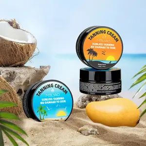 Tanning Cream, 2 Counts/set Self Tanning Lotion, Natural Bronze Cream, Moisturizing Body Care Product for Women & Men