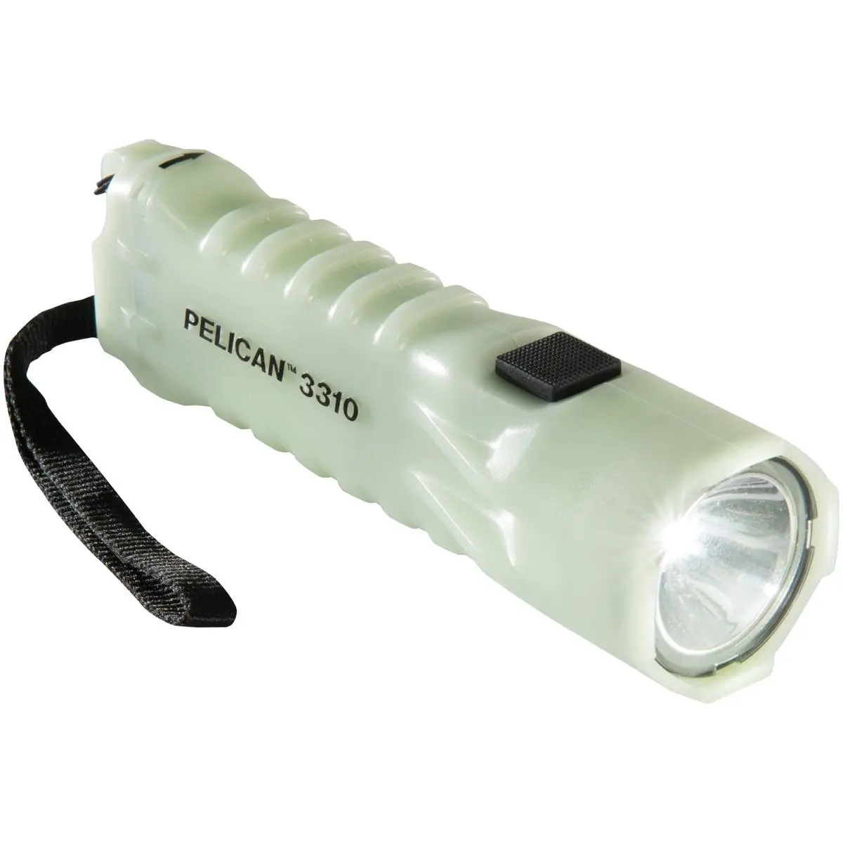 Pelican 3310CC Correct Color LED Flashlight, 283 Lumens, Photoluminescent Green, AA Battery Power