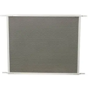 212 MAIN 36 in. Sliding Patio Door Grill - White, Screen Door Mesh Accessory for Home Improvement Building Supplies