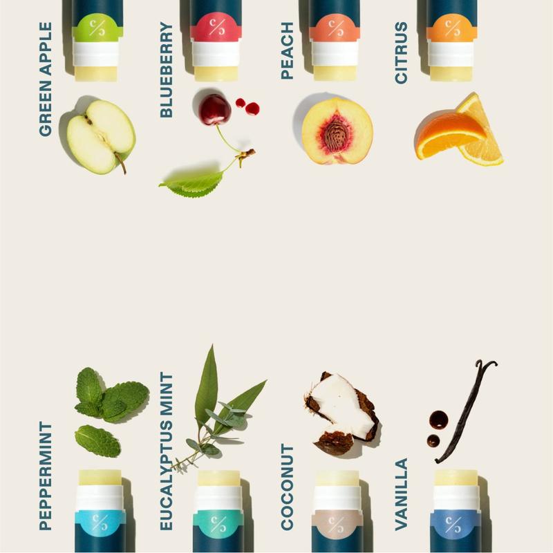 Cliganic Fresh Picked Organic Lip Balm Set with Beeswax and Sunflower Oil Skincare Moisturizing Comfort