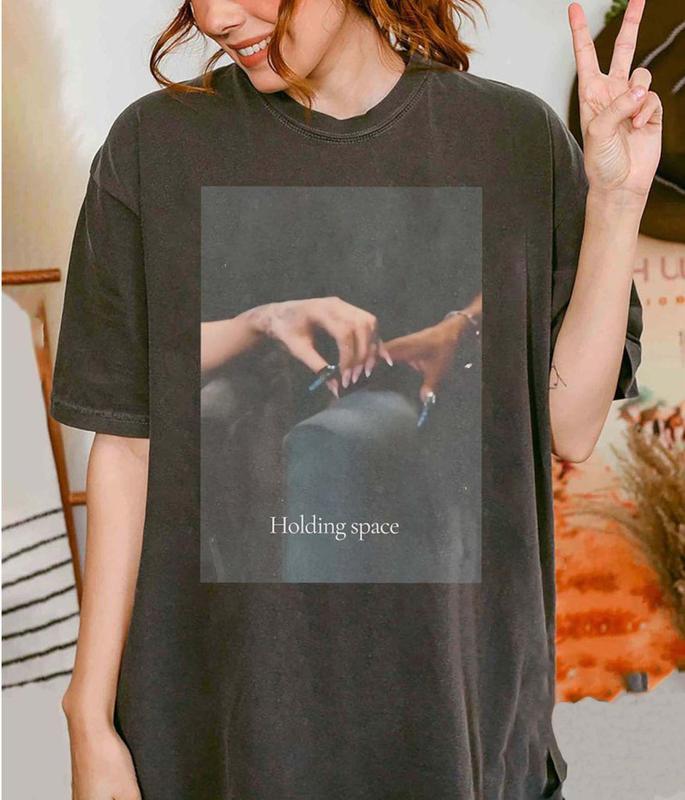 Wicked Shirt, Holding Space Ariana Cynthia Finger Hold Defying Gravity Meme Wicked Movie Gift Broadway Sweatshirthirt, Glinda Elphaba Shirt