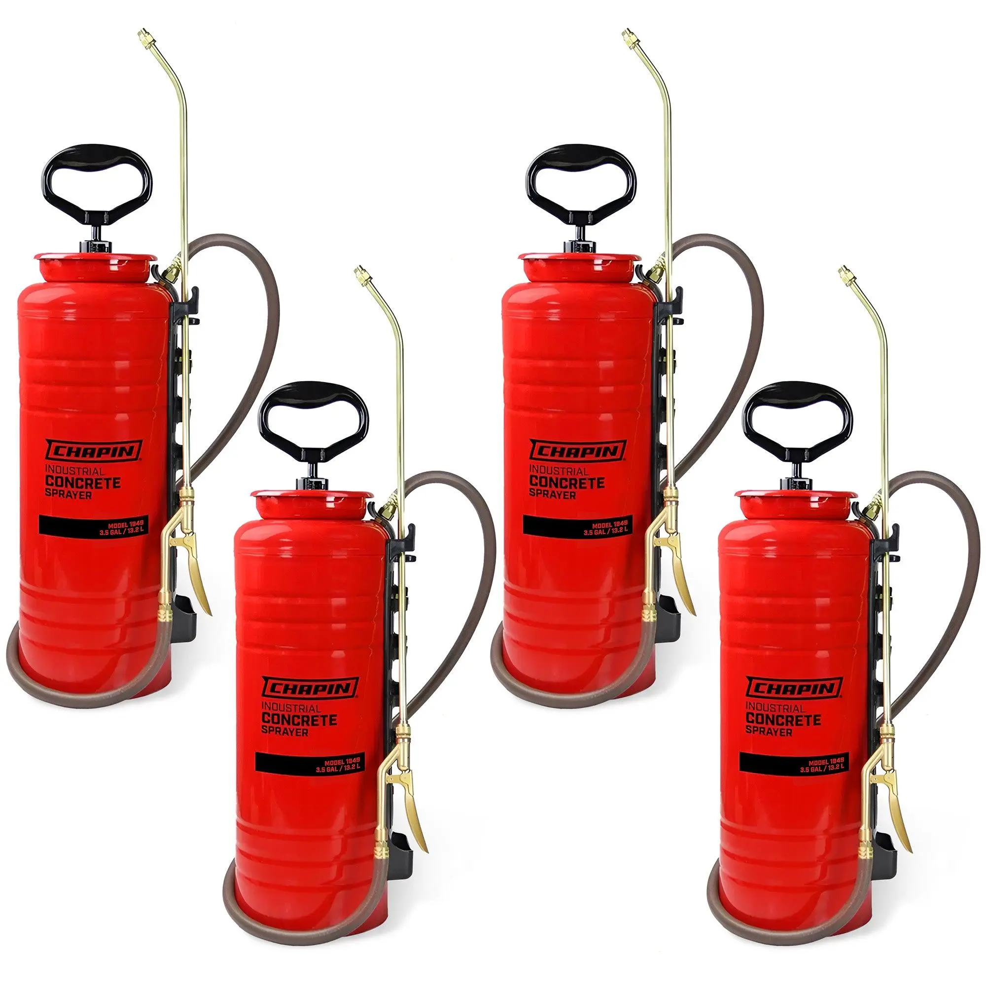 Chapin 4 Pack 3.5 Gal Tri Poxy Industrial Concrete Open Head Hand Tank Sprayer Chapin 4 Pack 3.5 Gal Tri Poxy Industrial Concrete Open Head Hand Tank Sprayer