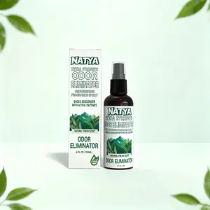 NATYA Shoe Odor Eliminator Spray - Fast-Acting, Plant-Based Peppermint Freshness for Sneakers, Casual Shoes and Footwear