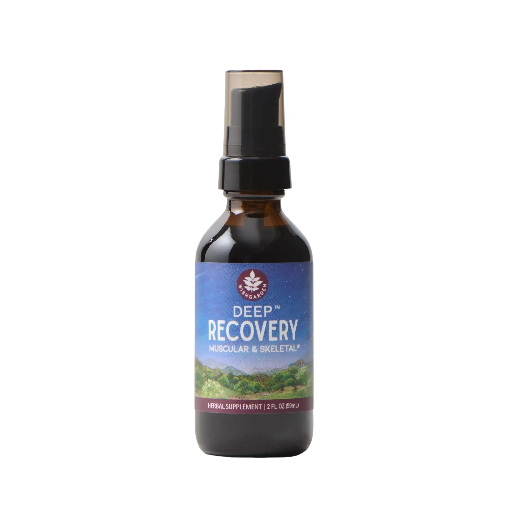 WishGarden Deep Recovery Muscular & Skeletal Tonic Formula for Muscle & Joint Health with Herbal Lymphatics & Tension Relief