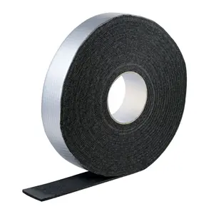 Pipe Insulation Wrap 32.8FT x 2 inch - Aluminum Foil Pipe Wrap, Self-Adhesive Foam Tape for Freeze Protection, Heat Resistant Insulation for Indoor/Outdoor Pipes Default