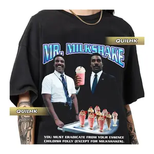 Mr. Milkshake Rap Tee Mr. Milchick Severance Rap Tee shirt