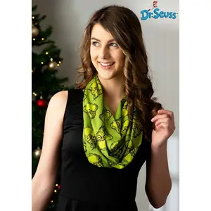 Dr. Seuss The Grinch Jersey Scarf