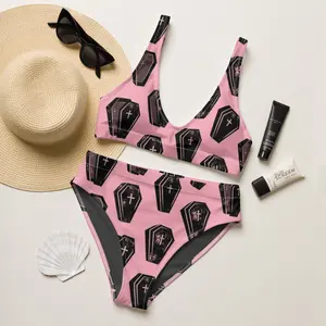 Coffin high-waisted bikini