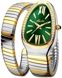 Classic Snake Shape Watch for Women   Scaleable Bracelet Womens Watches Bling  Quartz Ladies Wristwatch