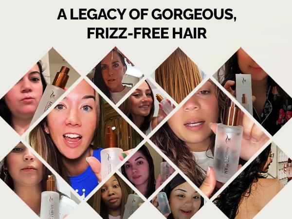 Herstyler Argan Oil Hair Serum - Anti-Frizz Hair Serum for Frizzy and Damaged Hair - Lightweight Heat Protectant Serum for Hair Growth - Hair Oil Serum with Aloe Vera, Vitamin E & Argan Oil - Boosts Shine & Hydration - Haircare - 2 Fl Oz - 4 Pack