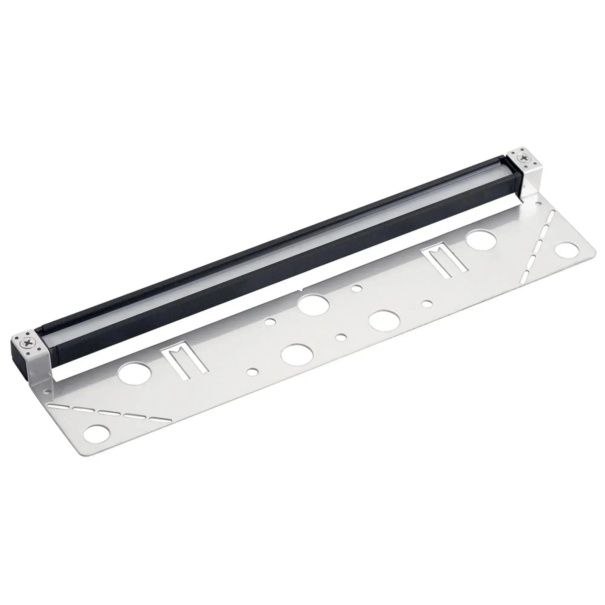 12V LED 12" Hardscape Light 2700K Textured Black Aluminum