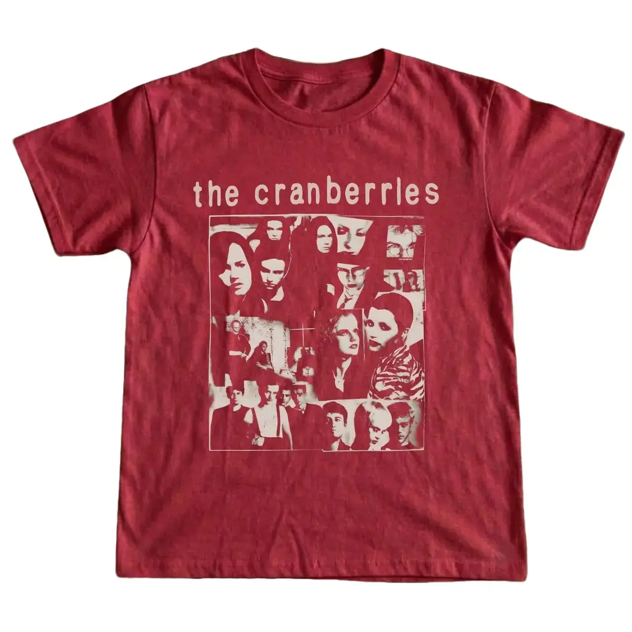 The Cranberries Multiple Faces Graphic T-Shirt, Vintage Band Tee, Alternative Rock Shirt, Retro Music Fan Graphic Tee, Classic Unisex Shirt for Men Women