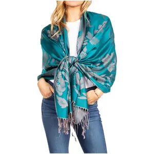 Sakkas Tawny Reversible Butterfly Pashmina/ Shawl/ Wrap/ Stole