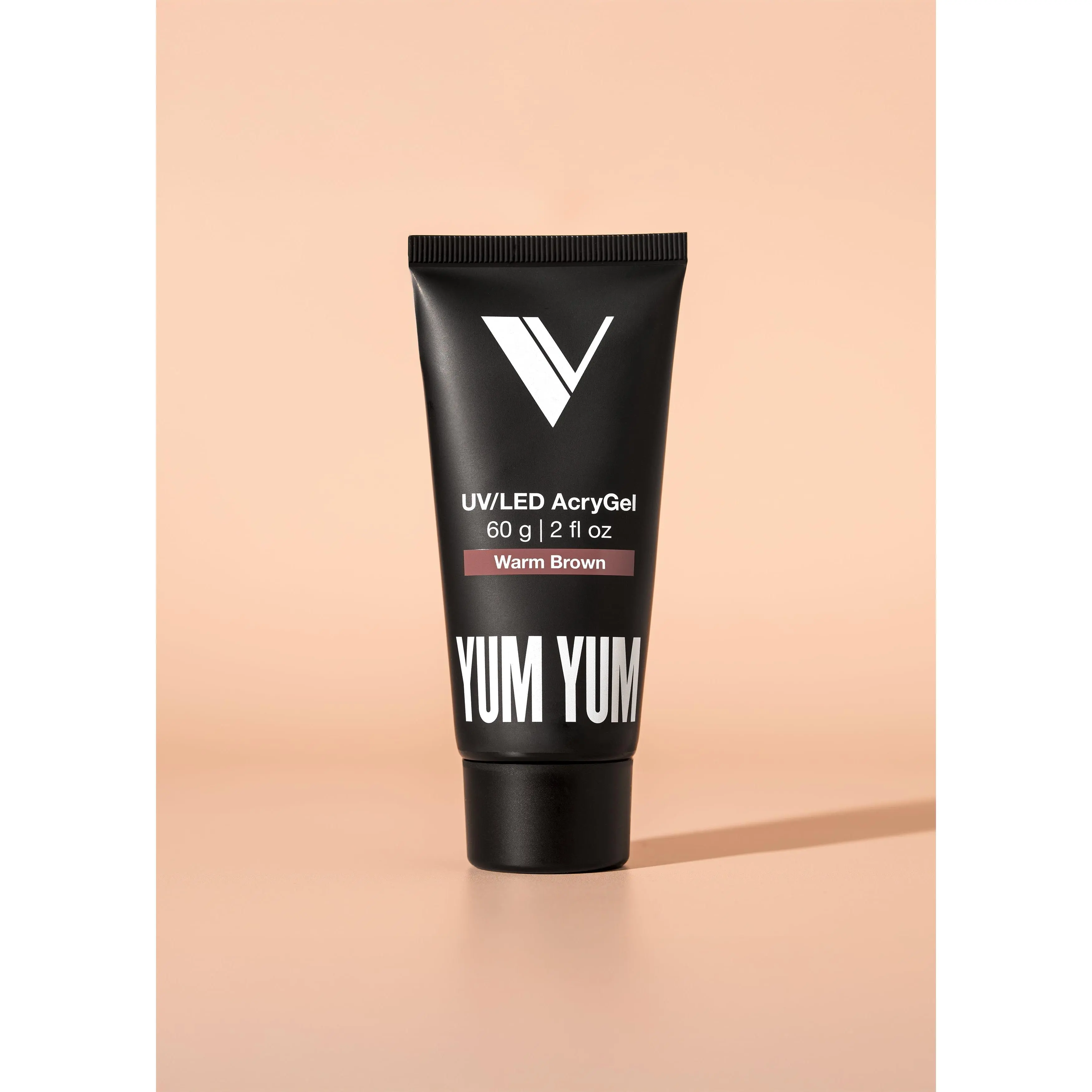 V Beauty Pure AcryGel Warm Brown | Nail Extension Sculpting Builder Gel Acrylic Brown Nail Art