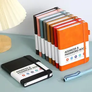 A6 Compact Planner Notebook Password Log Book, 1 Count Address Book with Alphabetical Labels for Easy Organization, Ideal for Home Office School Use