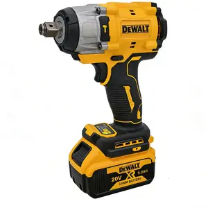 DEWALT Yellow Cordless Manual Wrench Kit, Original Manual Wrench Structure, Suitable for Automotive & Mechanical Use