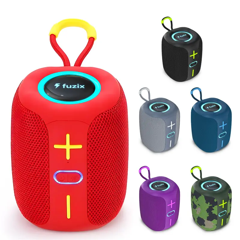 Fuzix WS-1958 Car Bluetooth Portable Speaker with LED AUX USB FM