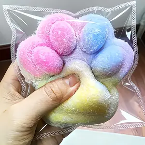 Oversized Stuffed Taba Squishies Cat Paws Relaxation Toys | Fidget Relaxing Sensory Toy | Cartoon Cat'S Paw Design | Funny Prank Toys | Cheerful Toy Design | Squeeze Toys for Animal Lovers, Party Favors, Soft Squishy Sensory, Stress Ball Squishies