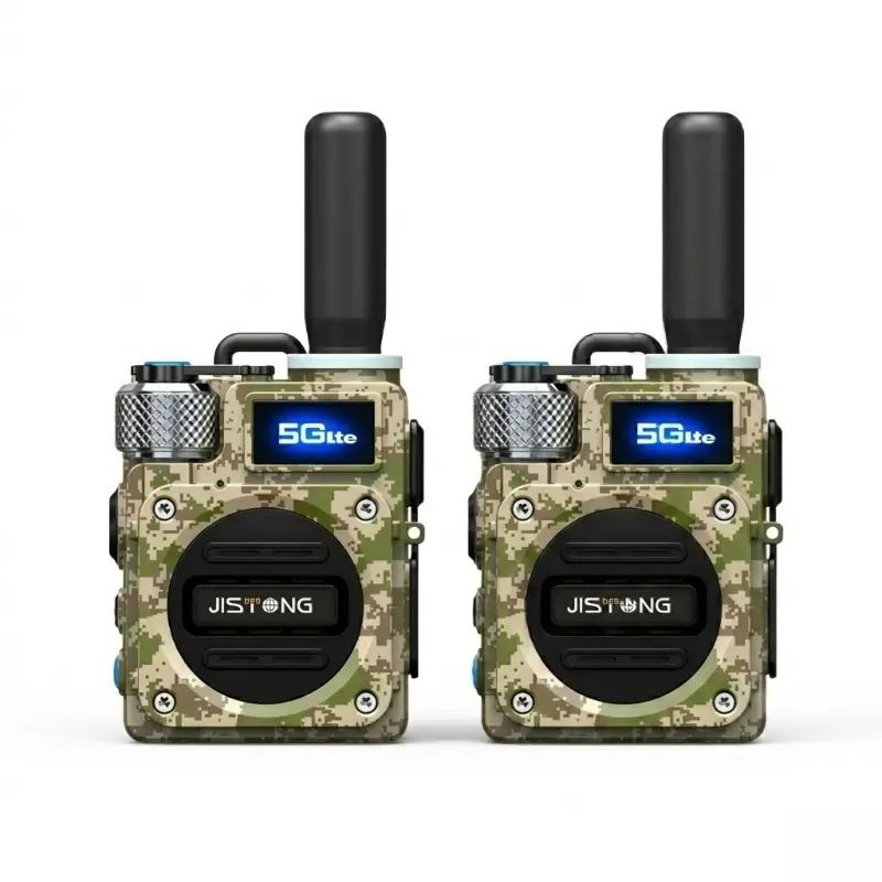 JISTONG G6S 5G/4G LTE Global PoC Radio – Unlimited Range Public Network Walkie Talkie. Instant PTT, Crystal-Clear Voice. Rugged & Portable 2-Way Radio for Outdoor, Security & Construction. Professional Comms System!