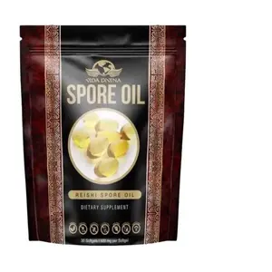 Vida Divina Spore Oil Reishi Supplement 30 Softgels 1000 mg per Softgel Natural Dietary Support