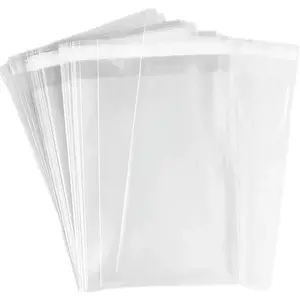 4-1/2 x 6-1/2 Inch Clear Cellophane Cello Bags-Fits A4 Envelope 4X6 Prints Photos Cards Candy  Cookie Clear Plastic Sleeves-200 Pcs