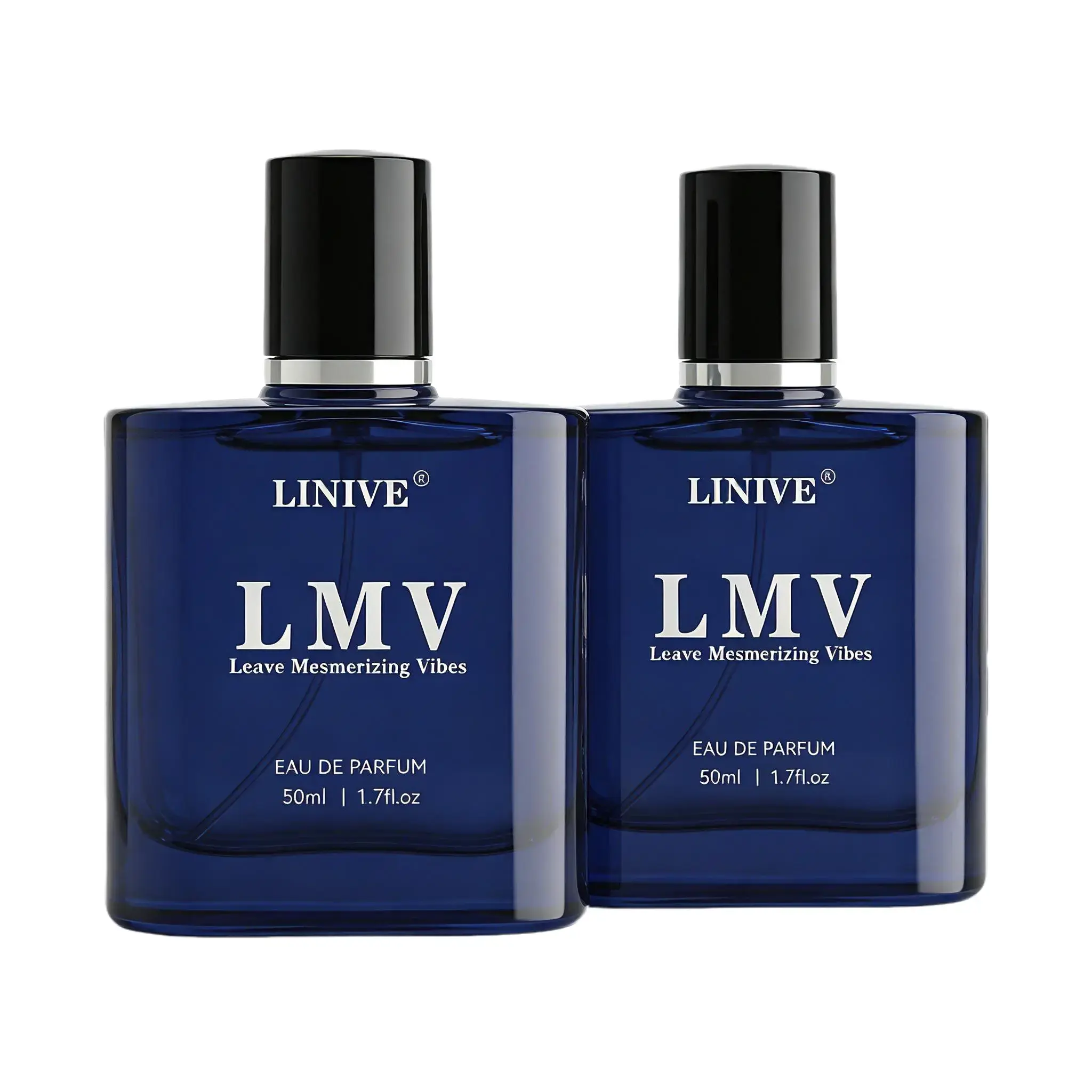 LINIVE LMV Cologne For Men 2 PCS, Enhance Social Attraction & Confidence， A long-lasting, fresh marine fragrance suitable for both men and women, The Ideal Choice for Perfume Collectors, Great Gift to Dad/Husband/Boyfriend