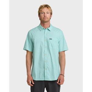 Quiksilver | Ditsy Blossom Classic Short Sleeve Shirt | Men's 100% Cotton Chest Pocket Breathable | Surf & Swim