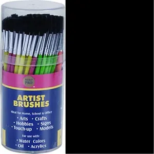 Merit Pro 11 Pony Hair Brush Cylinder With 144 Artist Brushes