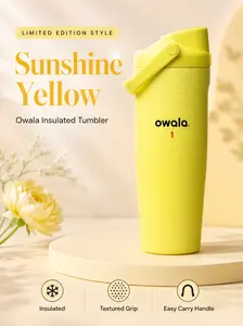 Owala FreeSip Sway 30oz “That’s A Gimmie” – Limited Edition Yellow Insulated Water Bottle