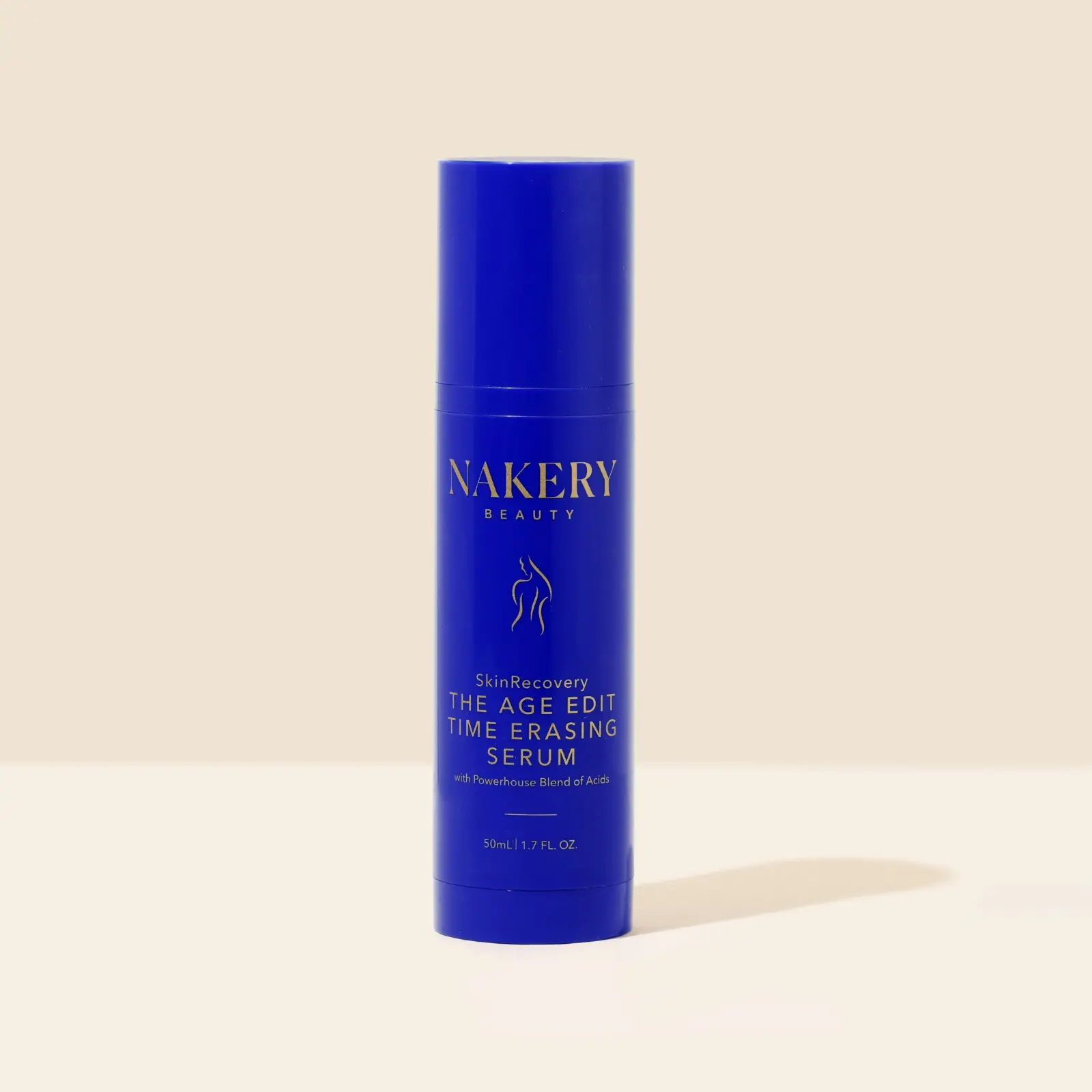 Nakery Anti-Aging Time Erasing Serum with Argireline, Firming & Brightening Multi-Acid Blend for Wrinkles and Dark Spots, 115g, Anti Aging Cosmetics, Moisturizing, Hyperpigmentation Treatment