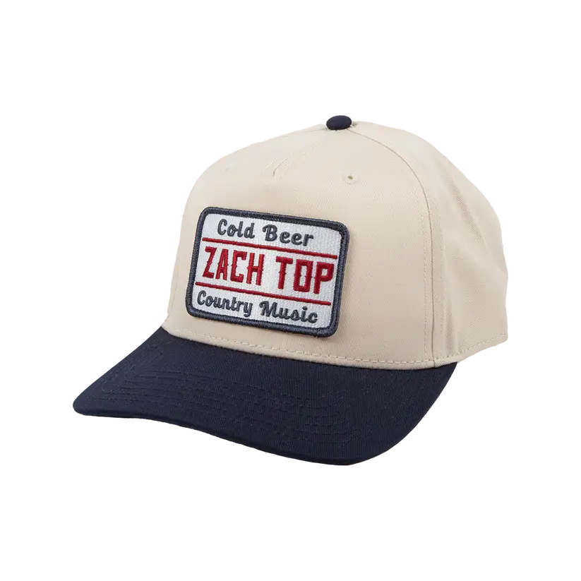 Cold Beer & Country Music Cream Hat