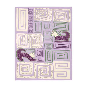 Colombian Dreams Velveteen Microfiber Blanket (Two-sided print)