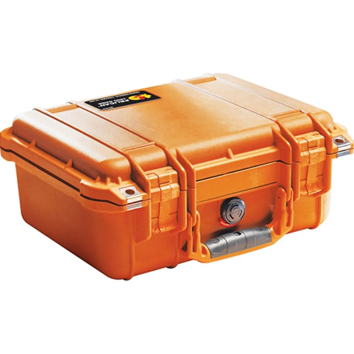 Pelican 1400 Watertight Hard Case with Foam Insert - Orange