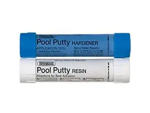 212 MAIN White Epoxy Putty Pool Repair Kit - 14 oz Atlas Minerals & Chemicals 530318 (Set of 2), Hand Moldable for Concrete Repair, Above Water Line Use