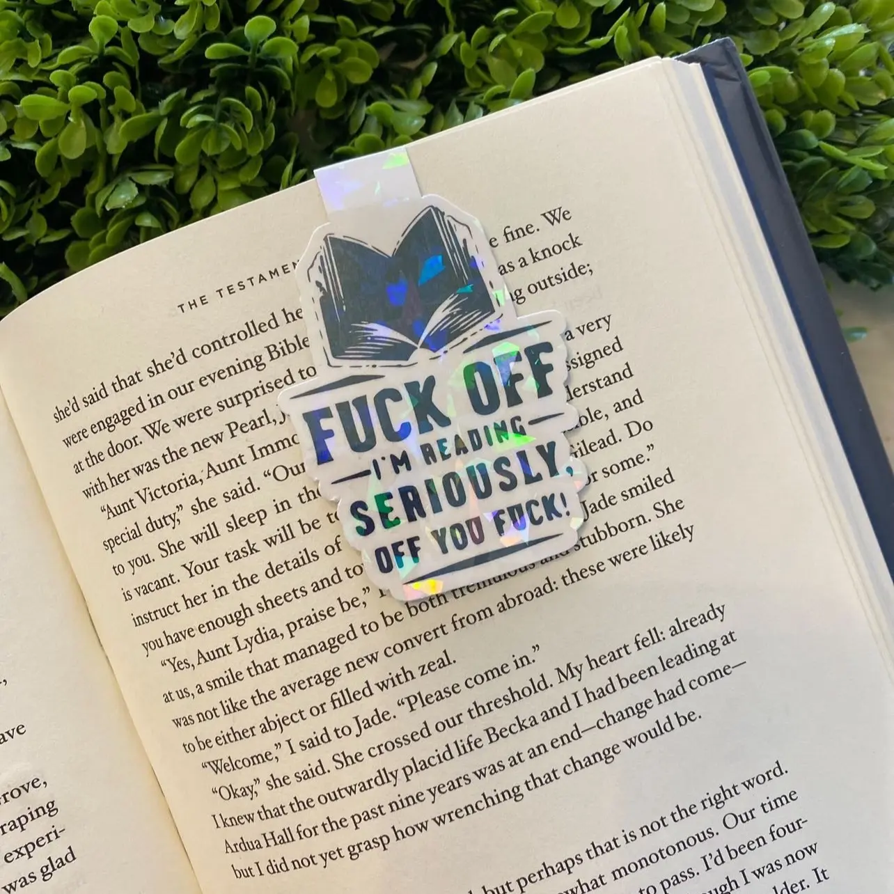 Funny Holographic Magnetic Bookmark
