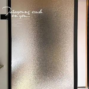Classic American Beaded Design Decorative Privacy Window Film, Self-Adhesive PVC Glass Sticker, Suitable for Home and Office, Window Privacy Films
