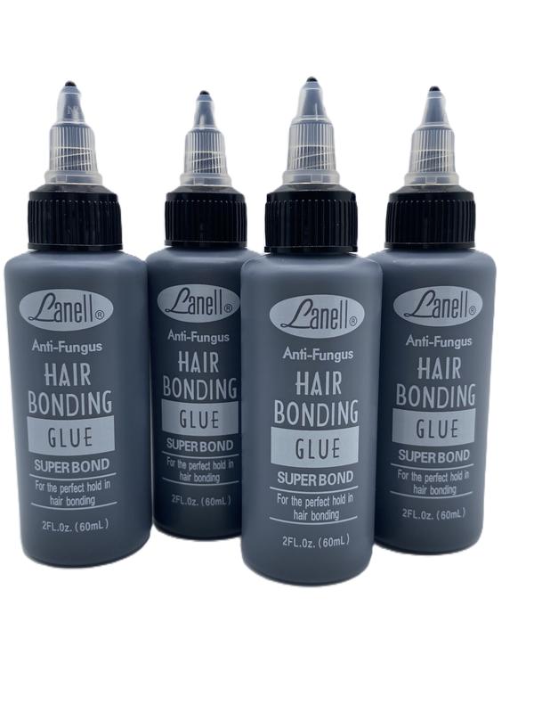 2 Oz (60 ml) Lanell Anti-fungus Hair Bonding Glue by Lanell for Black Hair Weaving, Quick - drying Hair Extension Glue, Hair Extension Tools, Invisible and Traceless, Long - lasting Stickiness., Lace Wig Adhesive