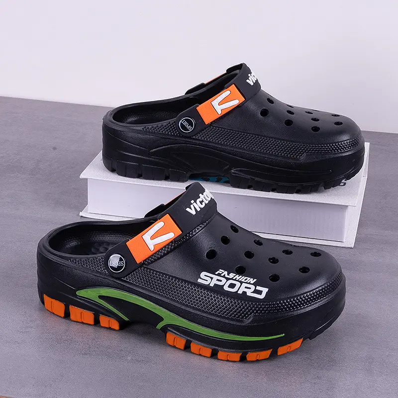 Mens Quick Dry Clogs Lightweight Summer Beach Shoes Breathable Outdoor Garden Slippers for Men Casual Waterproof Slip On Footwear