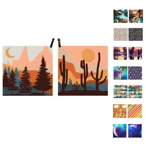 DryFoxCo Adventure Towel S - 11"x11", Quick Dry, Super Absorbent, Reversible Print, Compact, Anti-Microbial, Eco-Friendly, For Travel, Camping, Hiking, Shower Bath, Lightweight, Washcloth Size, Ideal Gift