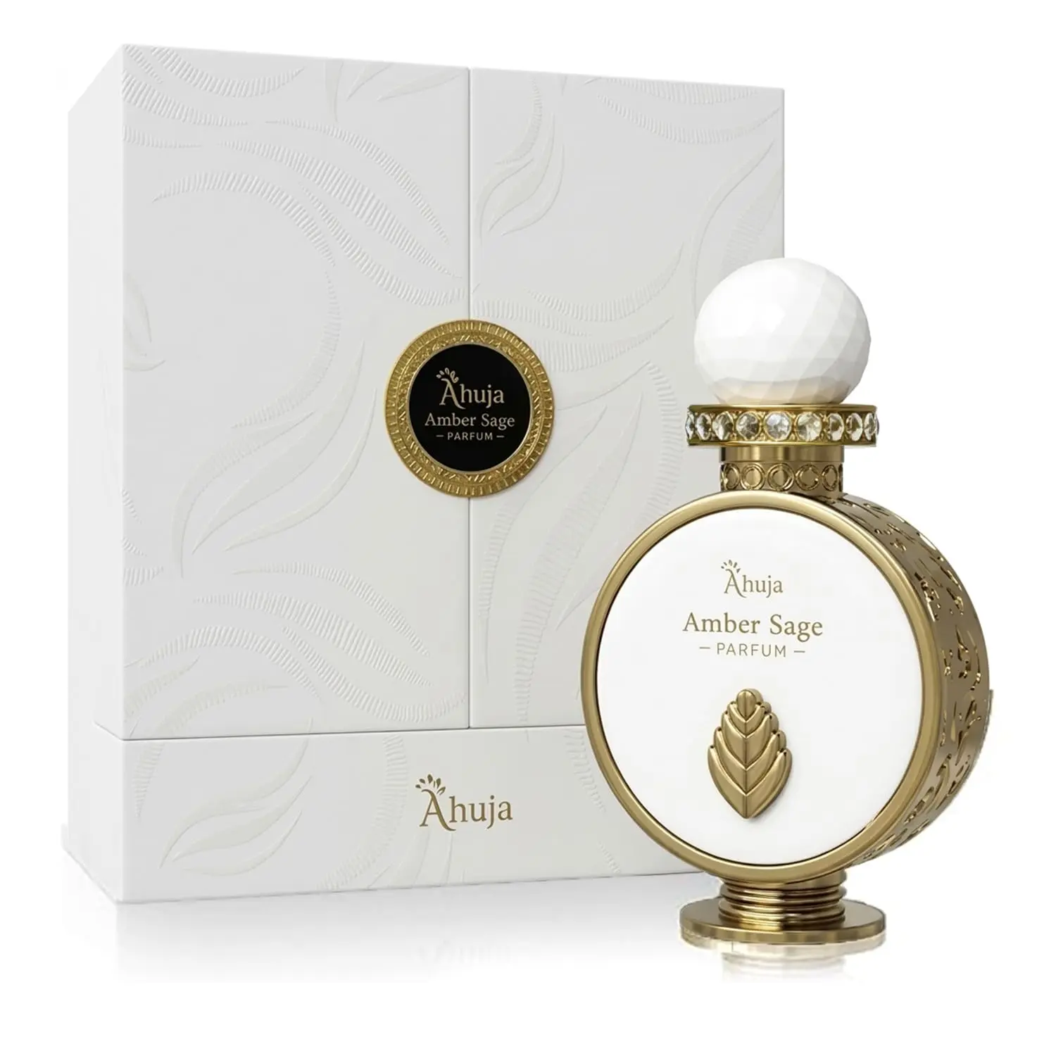 Ahuja Amber Sage Eau de Parfum for Unisex 3.4 Ounce