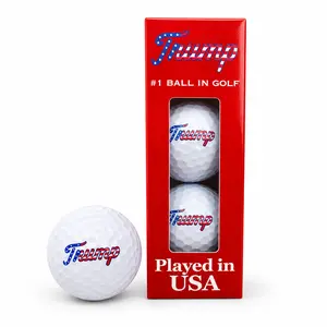 Trump Premium Golf Balls (Pack of 3) - Played in USA - High Performance Donald Trump themed Golf Balls