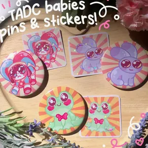 The Amazing Digital Circus(TADC) Pin Buttons! Pomni, Jax, Ribbit
